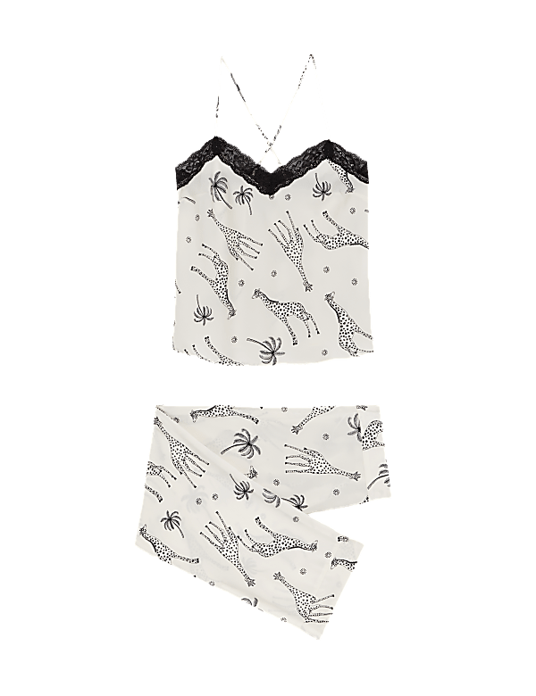 Dream Satin™ Printed Pyjama Set