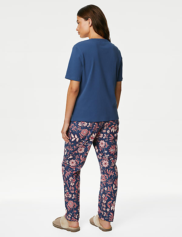 Cotton Rich Floral Pyjama Set