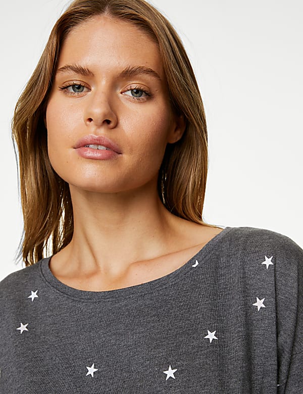 Cotton Modal Printed Pyjama Set