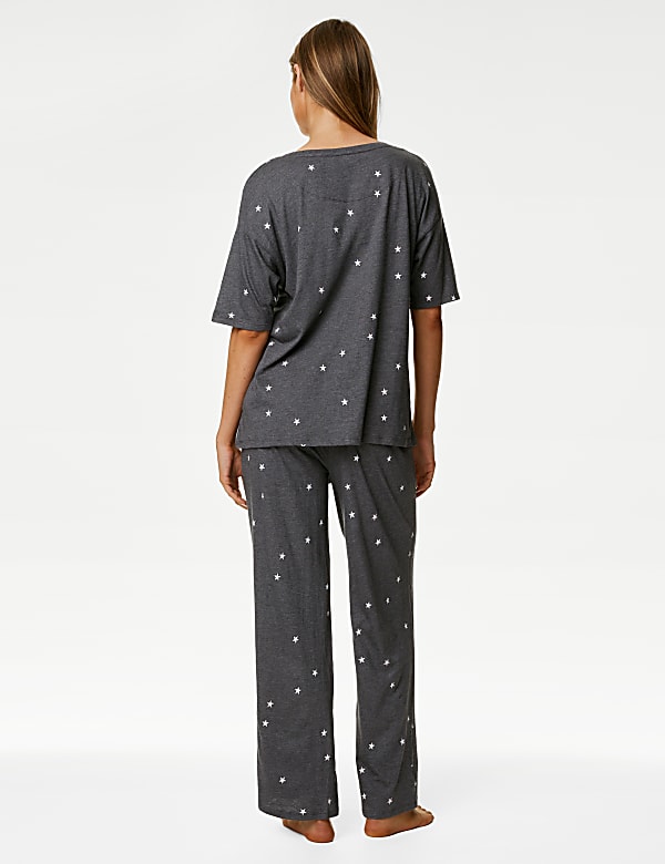 Cotton Modal Printed Pyjama Set