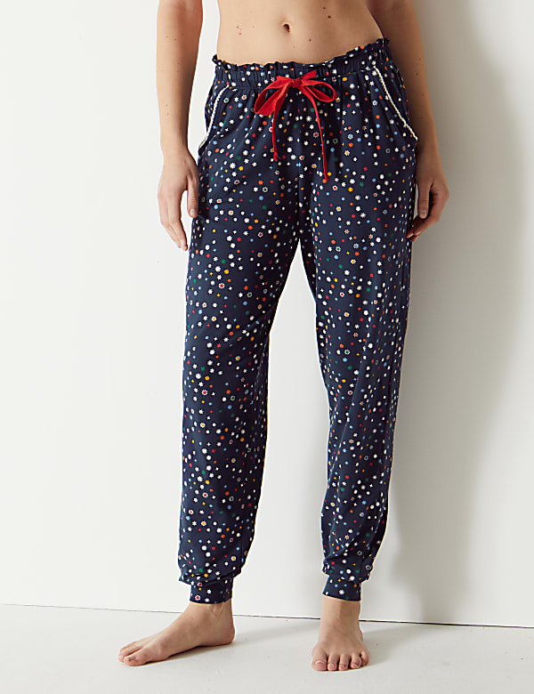 Buy Star Cuffed Hem Pyjama Bottoms at Marks Spencer