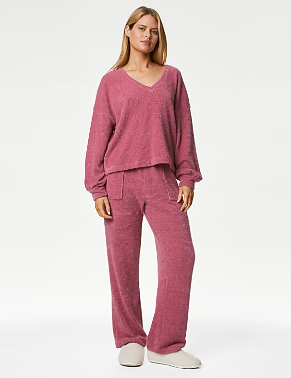 Fluffy Knit Lounge Set - JE