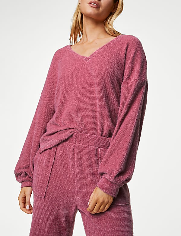 Fluffy Knit Lounge Set