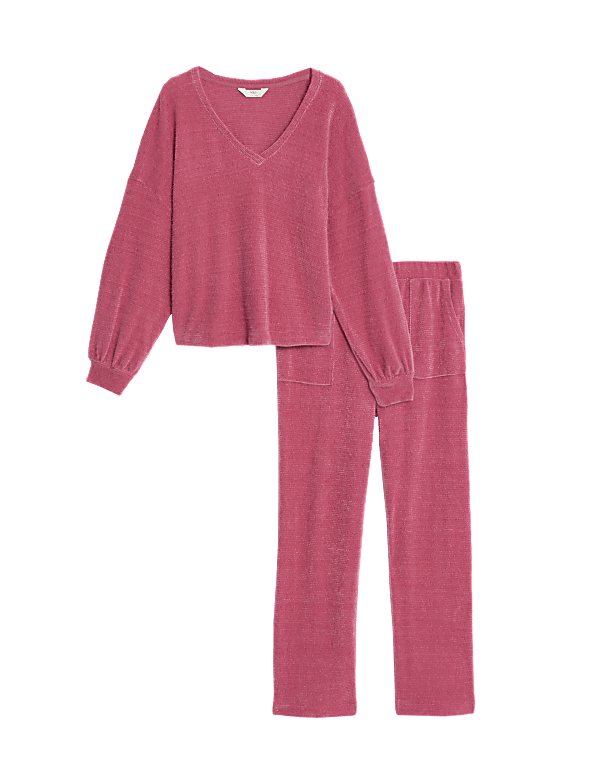 Fluffy Knit Lounge Set