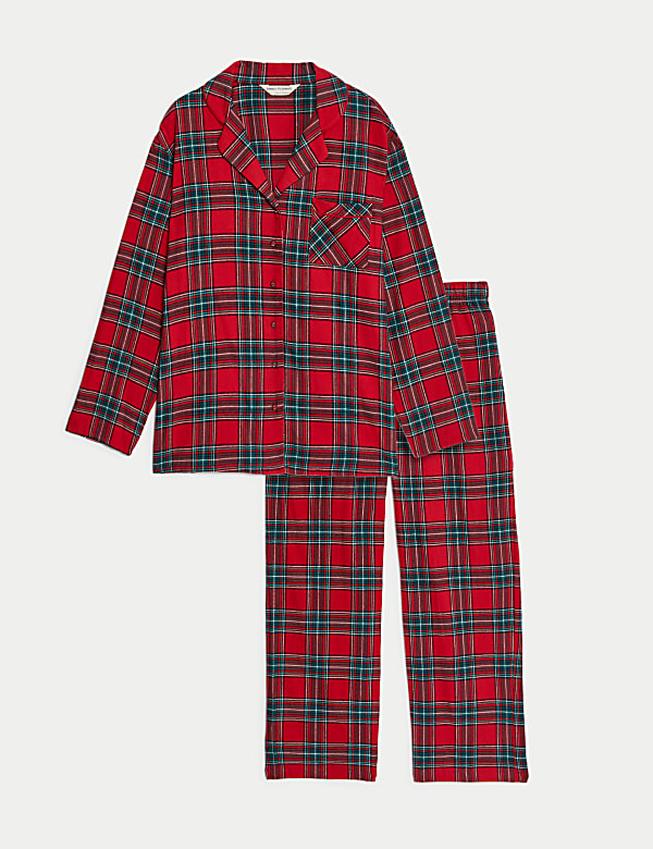 Women's Checked Family Christmas Pyjama Set - NL