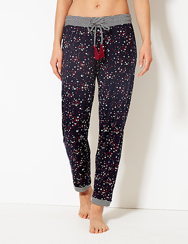 Star Print Pyjama Bottoms