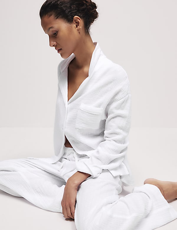 Pure Cotton Revere Pyjama Set - NZ