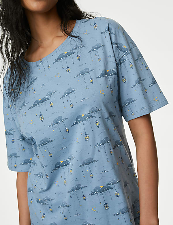 Pure Cotton Eid Print Pyjama Set