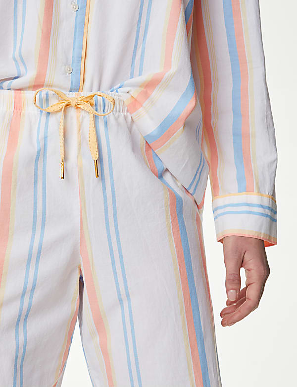 Pure Cotton Striped Pyjama Set
