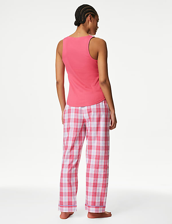 Cotton Rich Ribbed Printed Pyjama Set