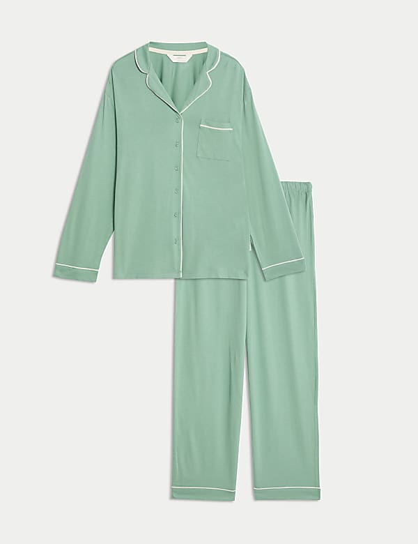 Cotton Modal Revere Pyjama Set - JP