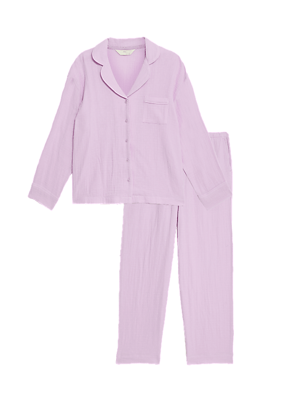 Pure Cotton Dobby Muslin Pyjama Set