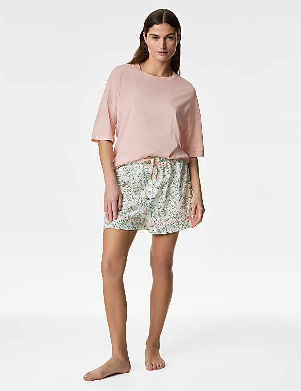 Cotton Modal Printed Shortie Set