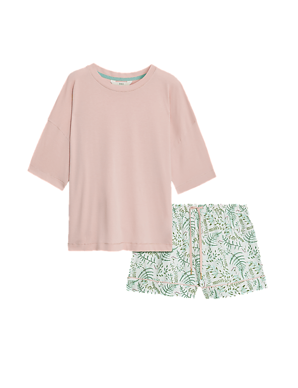 Cotton Modal Printed Shortie Set