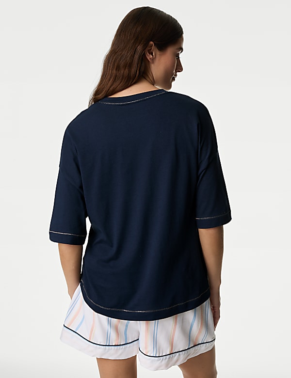 Cotton Modal Printed Shortie Set