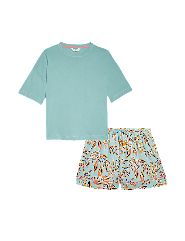 Cotton Modal Printed Shortie Set