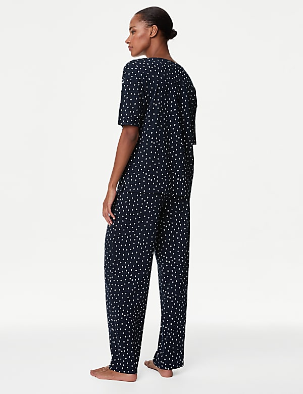 Cotton Modal Polka Dot Pyjama Set