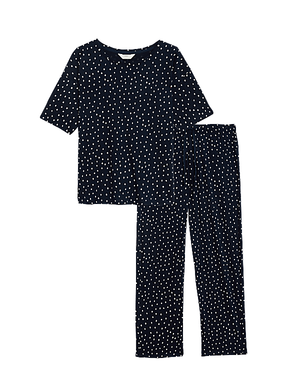 Cotton Modal Polka Dot Pyjama Set