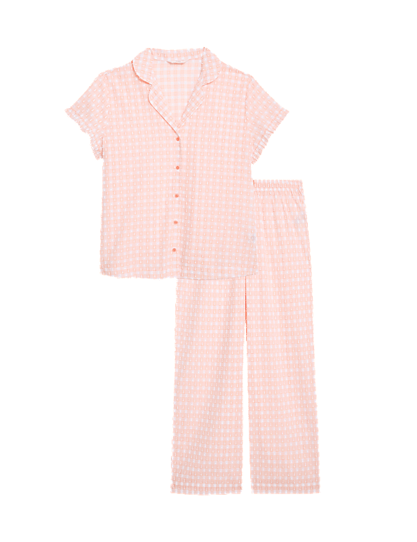 Pure Cotton Gingham Pyjama Set