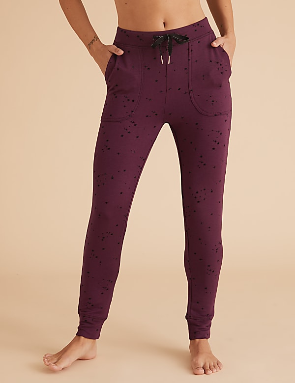 Flexifit™ Lounge Star Print Cuff Jogger