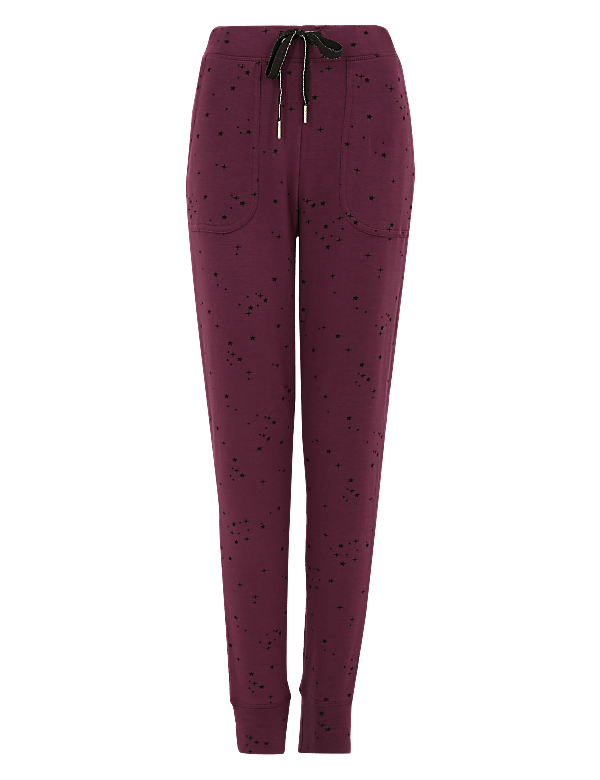 Flexifit™ Lounge Star Print Cuff Jogger