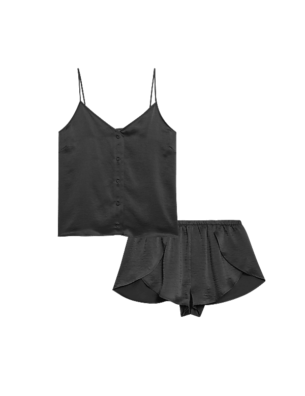 Satin Shortie Set