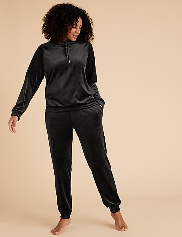 Marks and spencer ladies fleece joggers clearance
