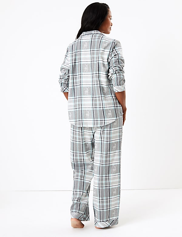 Pure Cotton Stag Print Pyjama Set