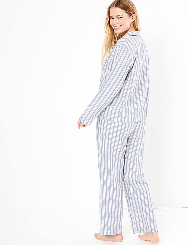 Pure Cotton Striped Pyjama Set