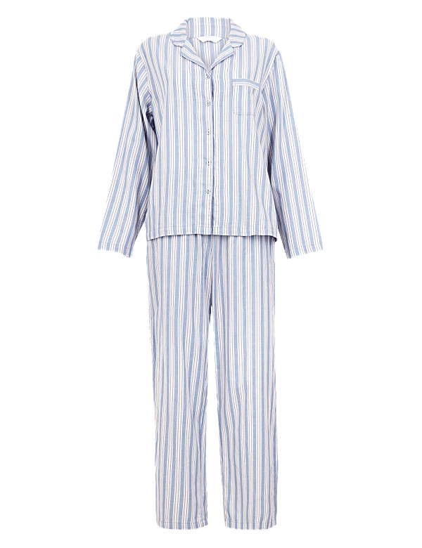 Pure Cotton Striped Pyjama Set
