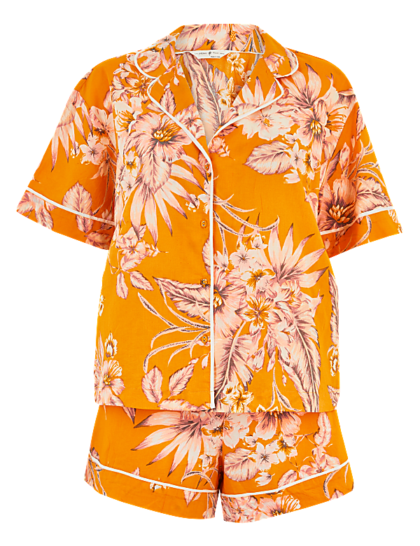 Cotton Tropical Print Pyjama Set