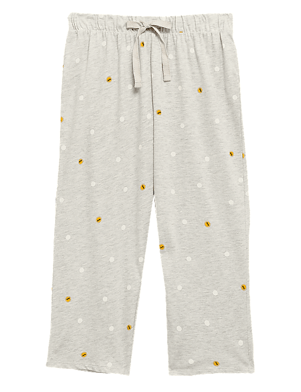 Cotton Rich Spot Cropped Pyjama Pant