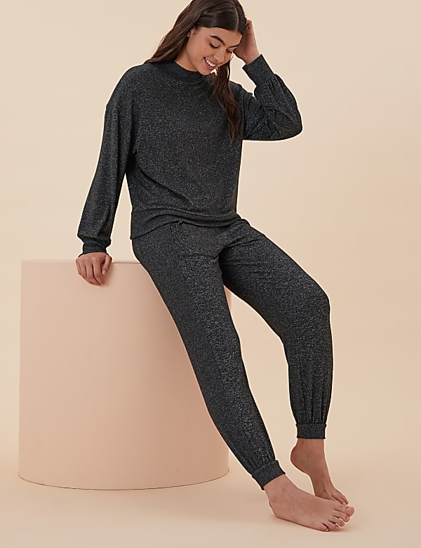 Buy Cosy Knit Lounge Cuff Jogger at Marks Spencer