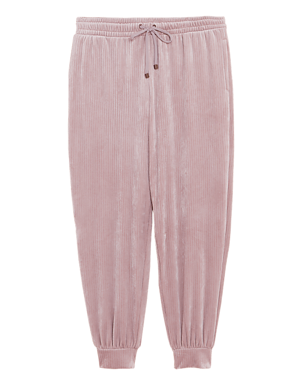 Flexifit&trade; Velour Lounge Rib Cuffed Pants
