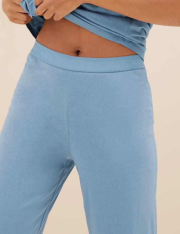 2pk Cotton Modal Pyjama Bottoms