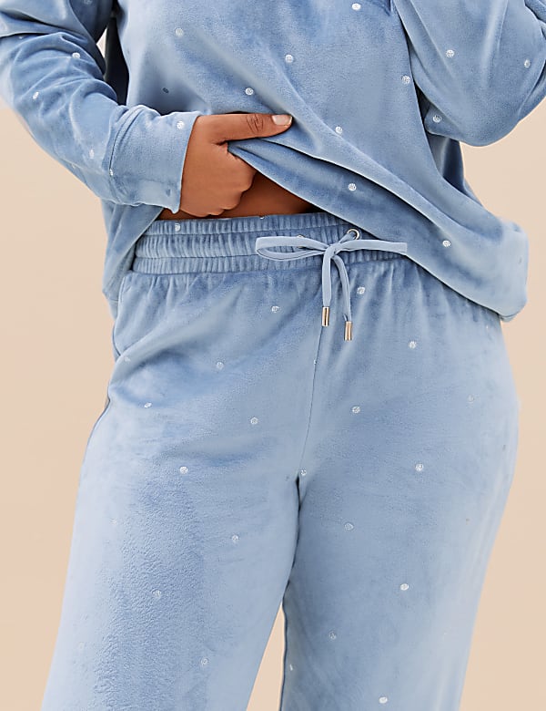 Flexifit™ Velour Foil Spot Lounge Joggers
