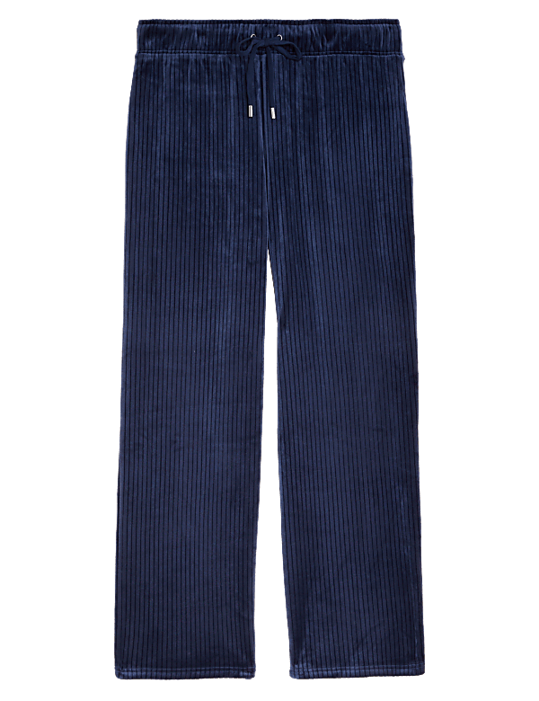 Velour Flexifit™ Ribbed Lounge Jogger