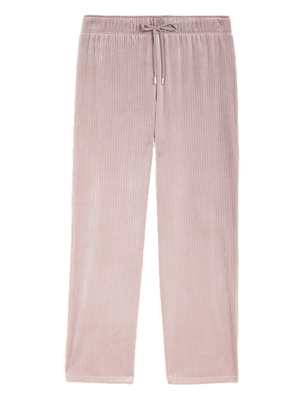 Velour Ribbed Lounge Joggers