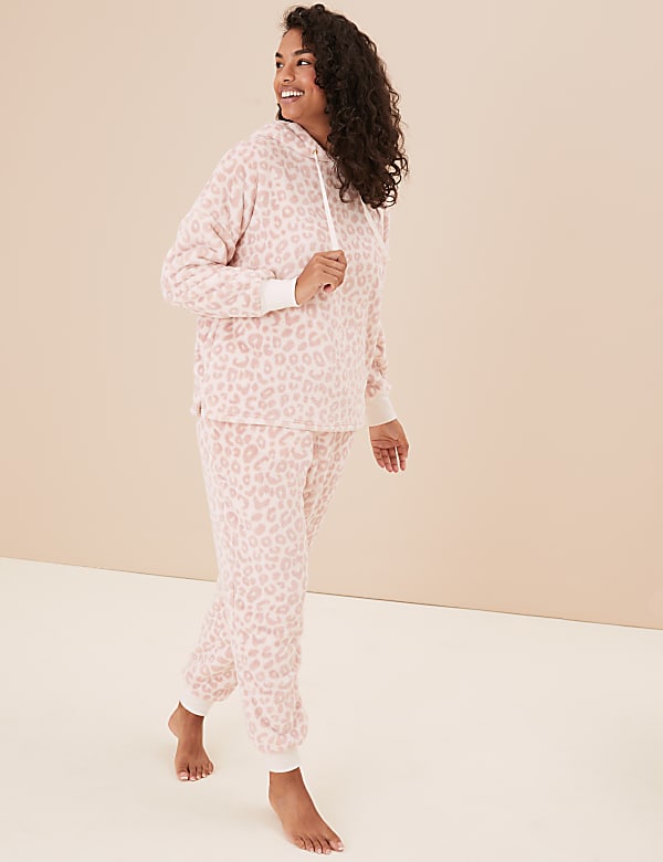 Fleece Animal Print Lounge Joggers