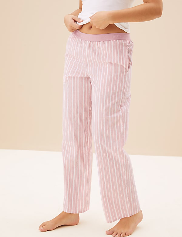 2pk Cotton Pyjama bottoms