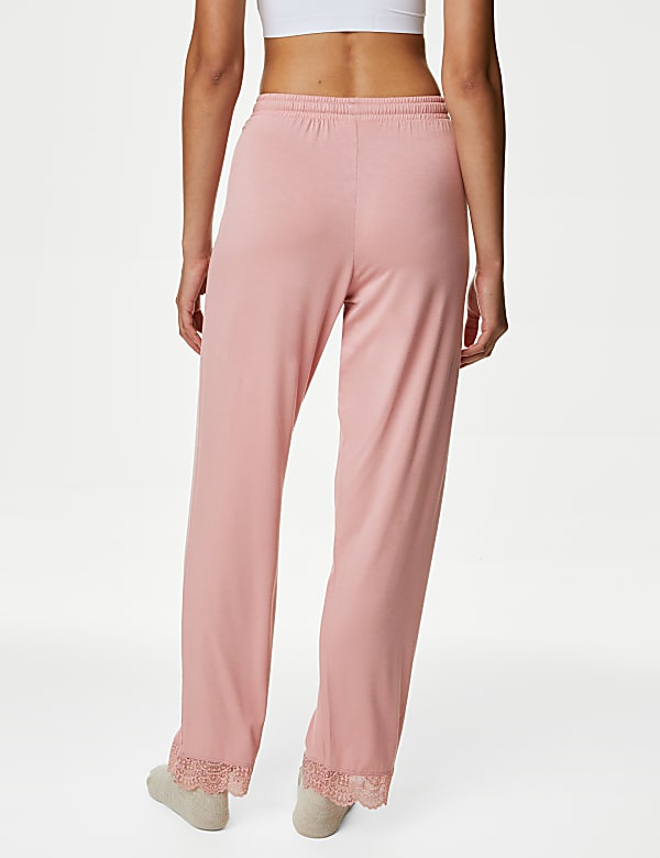 Body Soft&trade; Lace Trim Pyjama Bottoms