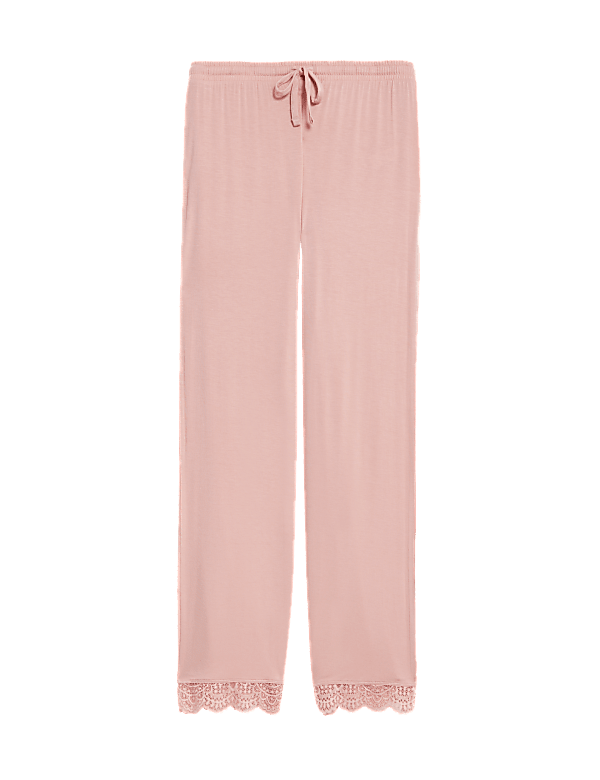 Body Soft&trade; Lace Trim Pyjama Bottoms