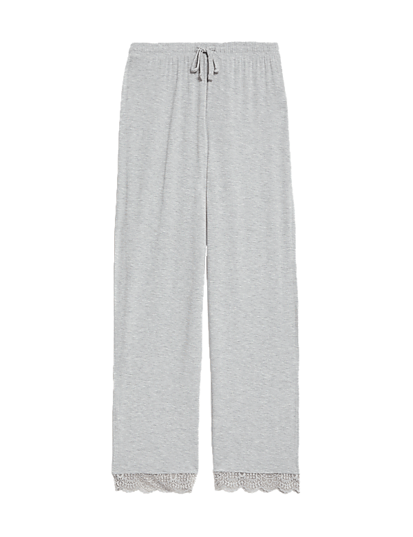 Body Soft&trade; Lace Trim Pyjama Bottoms