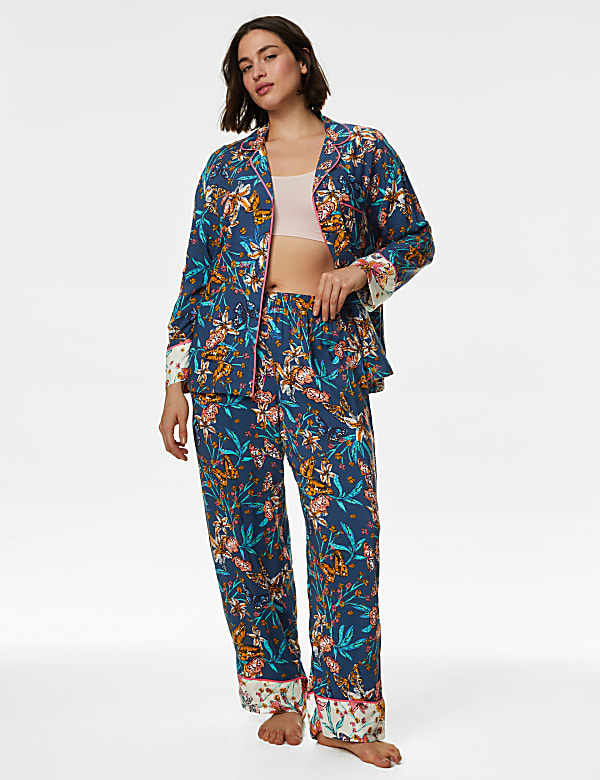 Silk pajamas m&s deals