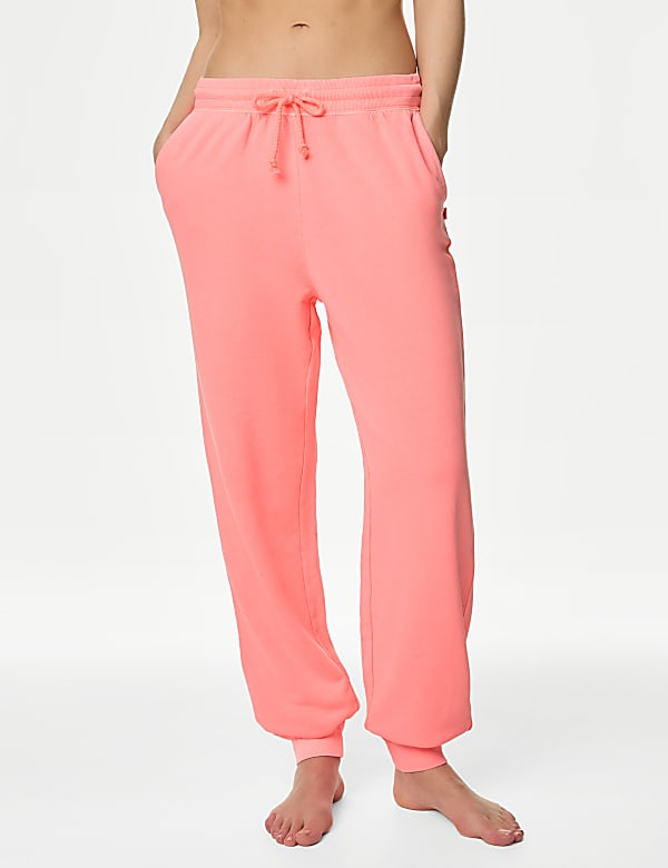 Pure Cotton Cuffed Hem Lounge Joggers