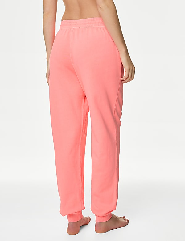 Pure Cotton Cuffed Hem Lounge Joggers