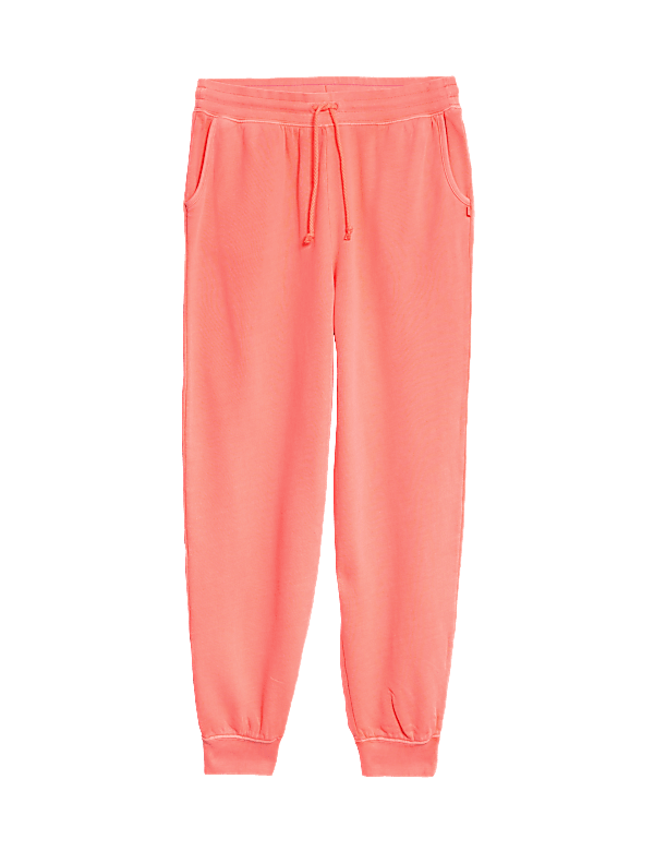 Pure Cotton Cuffed Hem Lounge Joggers