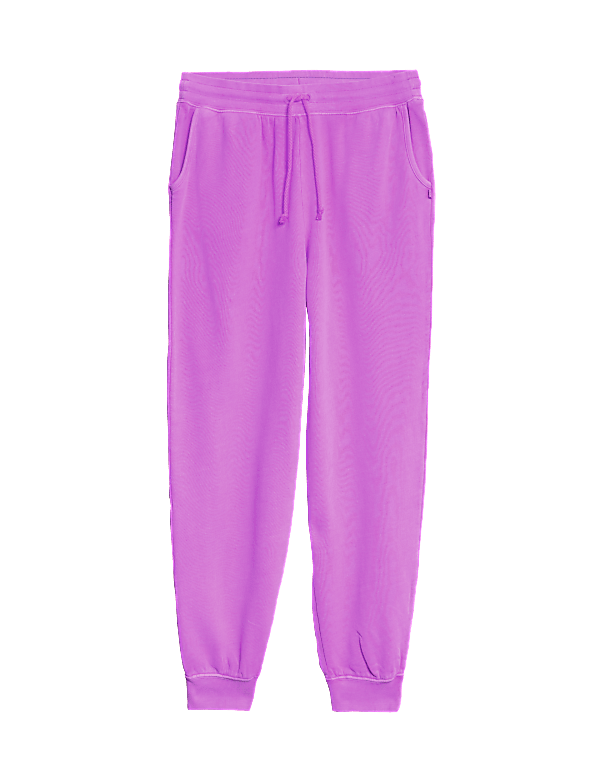 Pure Cotton Cuffed Hem Lounge Joggers