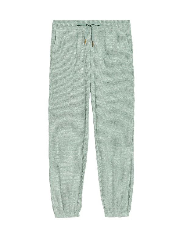 Cosy Waffle Cuffed Hem Lounge Joggers