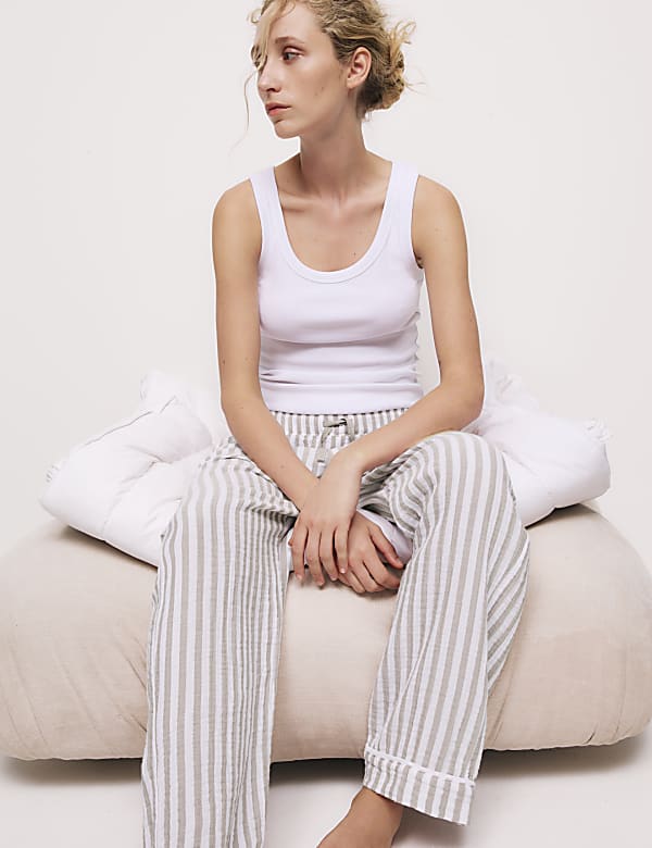 White pyjamas bottoms new arrivals